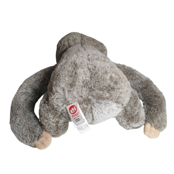 Fiesta Mello Fellows Sloth Plush Toy 10" Gray Brown Soft Cuddly Stuffed Animal - Picture 5 of 6